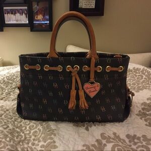 Y2K Vintage Dooney & Bourke rainbow logo bag